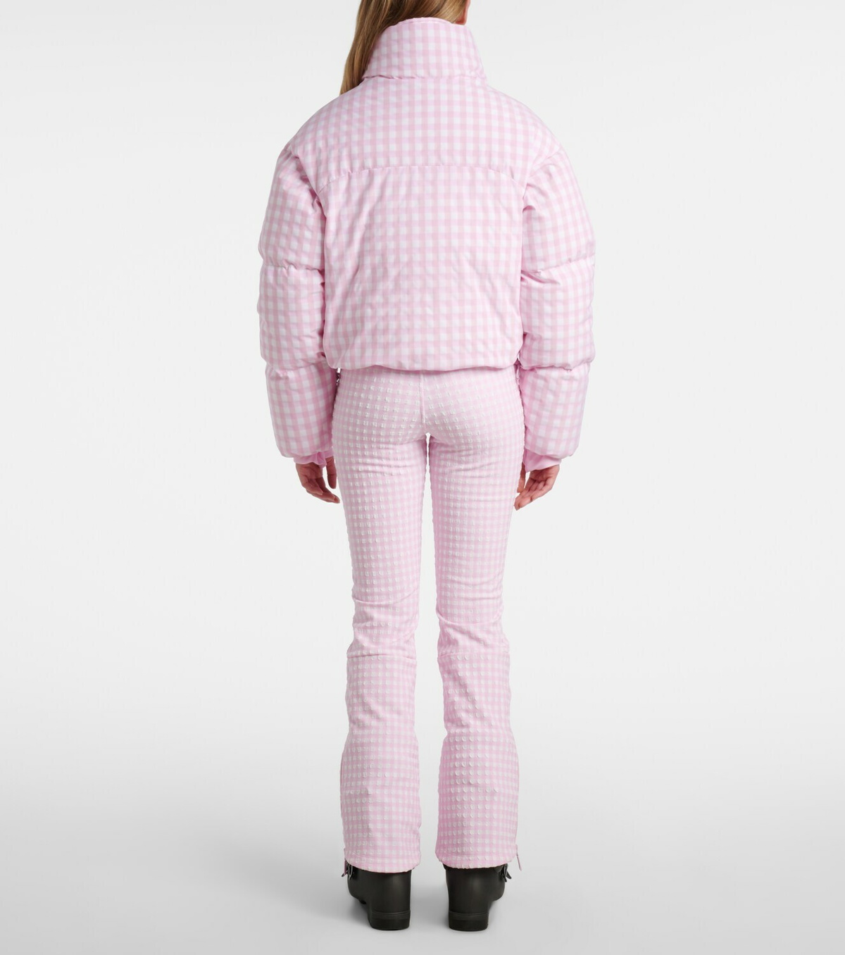 Cordova Cortina gingham down ski jacket