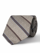 Loro Piana - Yale 8cm Striped Silk-Jacquard Tie