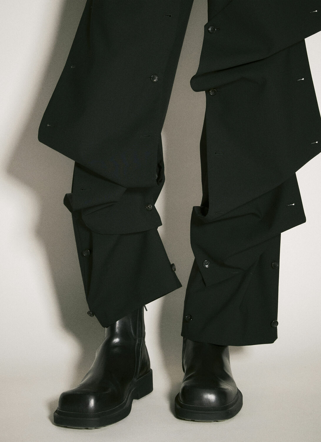 Y/Project Button Panel Pants