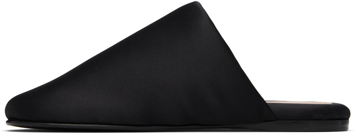 Carven Black Garnier Padded Slippers