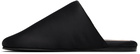 Carven Black Garnier Padded Slippers