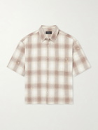 NAHMIAS - Checked Cotton-Flannel Shirt - Neutrals