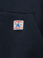 Randy's Garments - Logo-Appliquéd Cotton-Jersey Hoodie - Blue