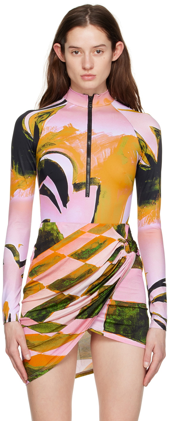 Louisa Ballou Multicolor Spring One-Piece Swimsuit Louisa Ballou