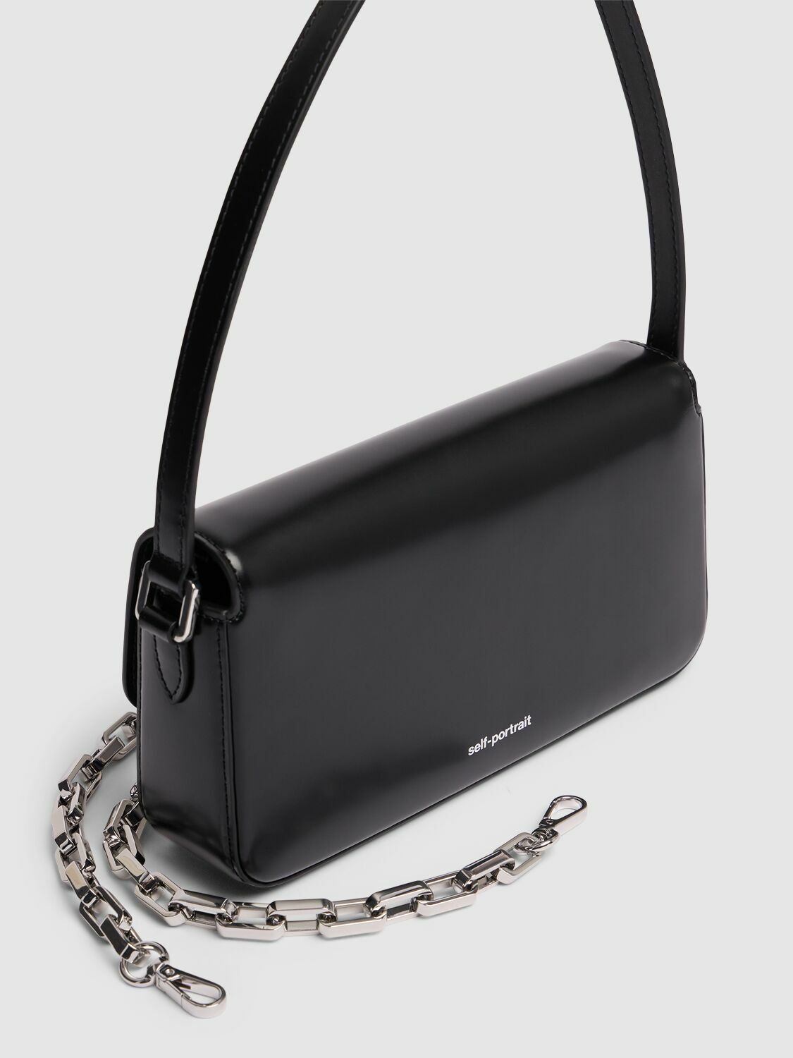 【関税&送料込】Self-Portrait Shoulder Bag Black Leather Shoulder Bag – self-portrait-EU