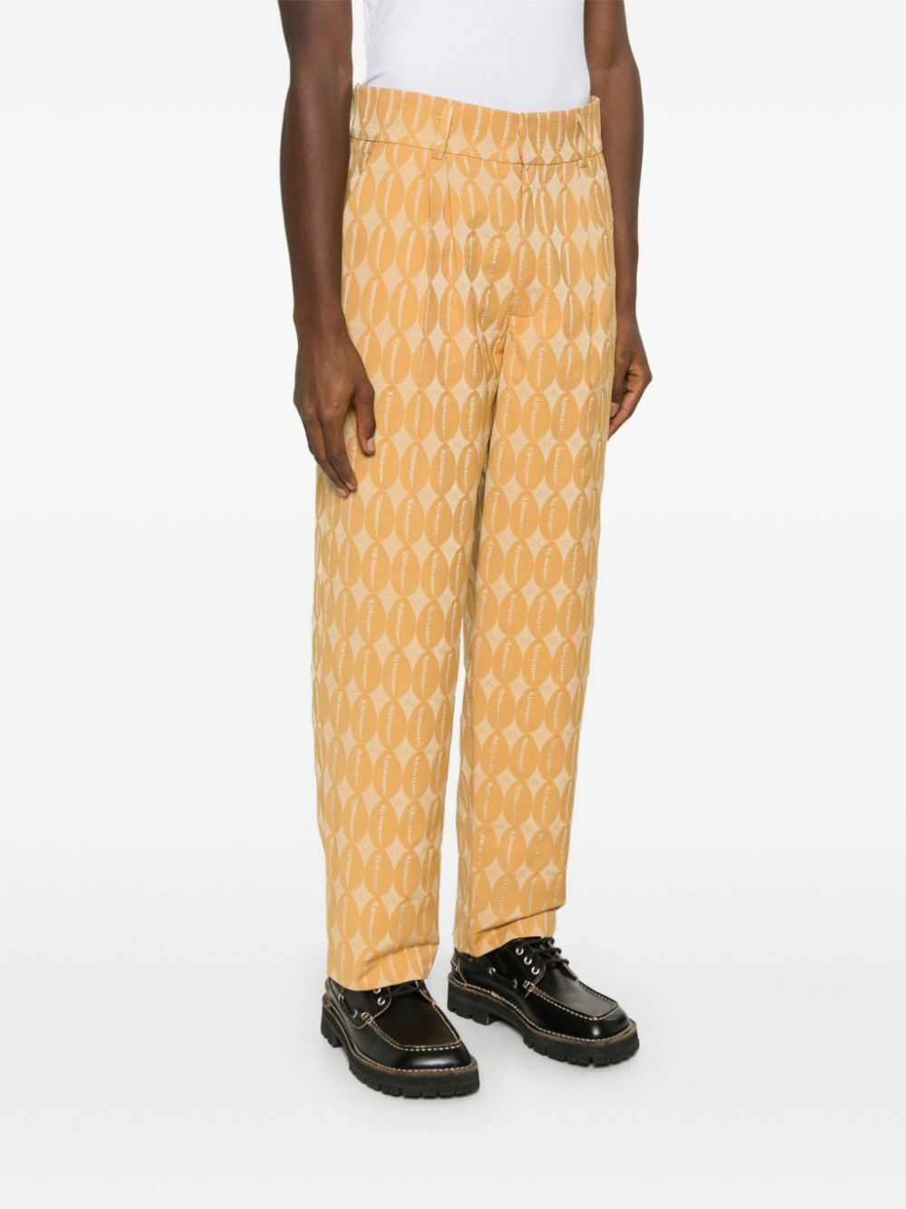 Labrum London Jacquard Straight Trousers