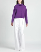 Maje Womens Turtleneck in Purple