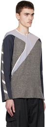 Kiko Kostadinov Gray Remus Long Sleeve T-Shirt