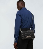 Alexander McQueen - Four Ring leather messenger bag