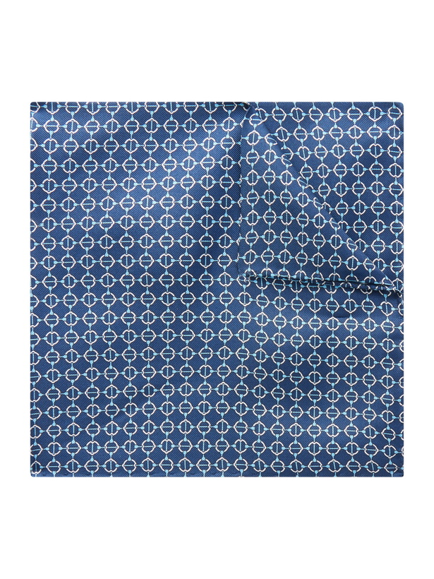 Photo: De Petrillo - Printed Silk-Twill Pocket Square