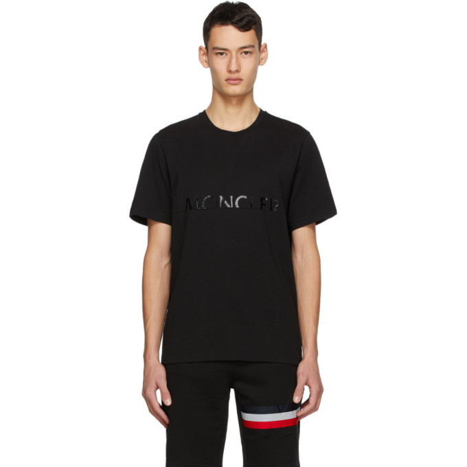 Photo: Moncler Black Logo T-Shirt