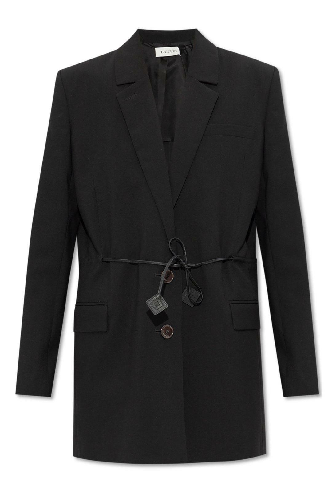 Lanvin Off-White Asymmetric Cape Jacket Lanvin Lanvin Off-White Asymmetric Cape Jacket Lanvin