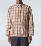 Comme des Garçons Homme Checked cotton-blend jacket