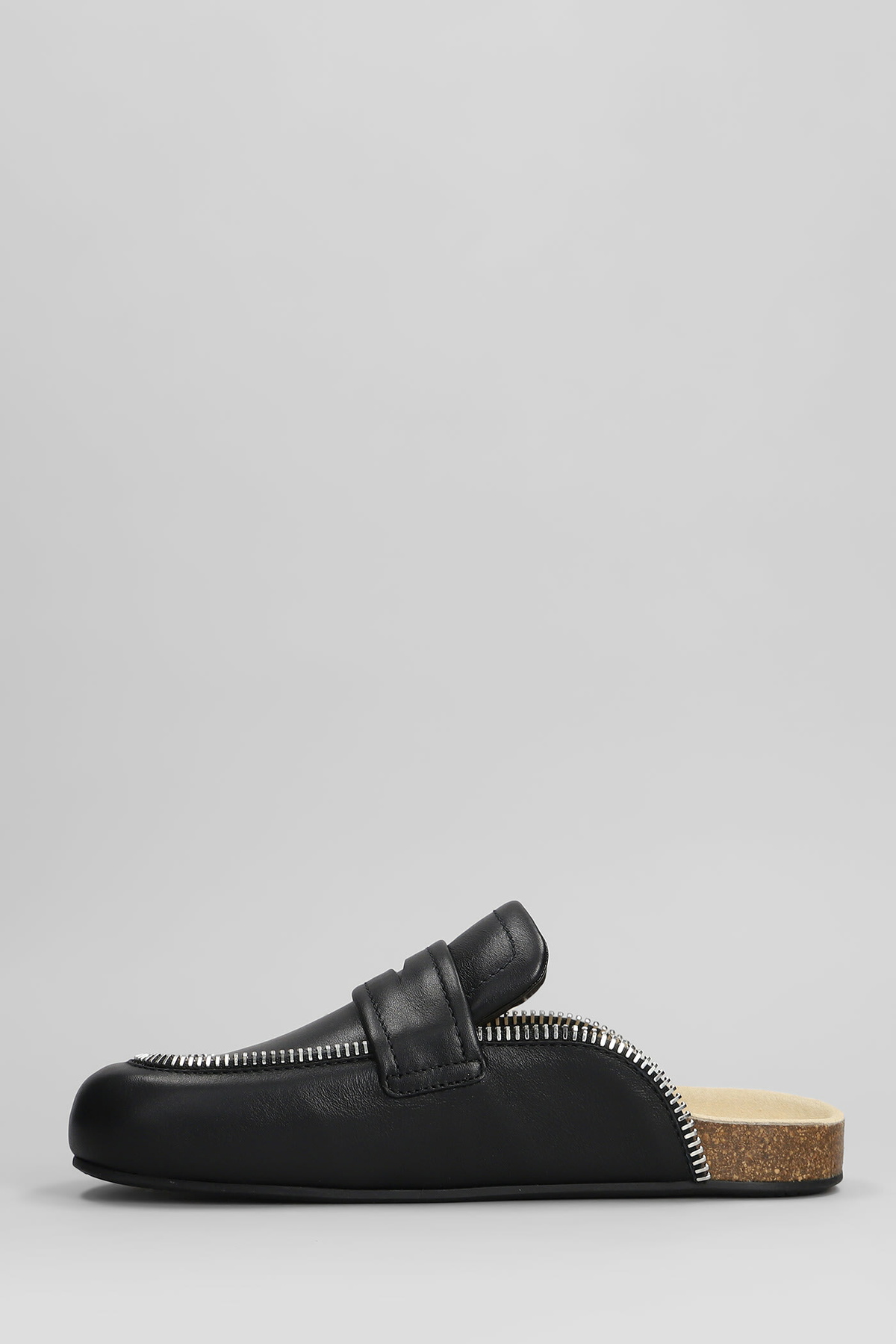 J.W. Anderson Biker Loafer Slipper-mule In Black Leather JW  display picture 1