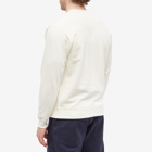 Beams Plus Men's Crew Neck Sweat in Off White