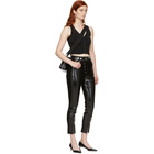 Alexander Wang Black Patent Leather Pants