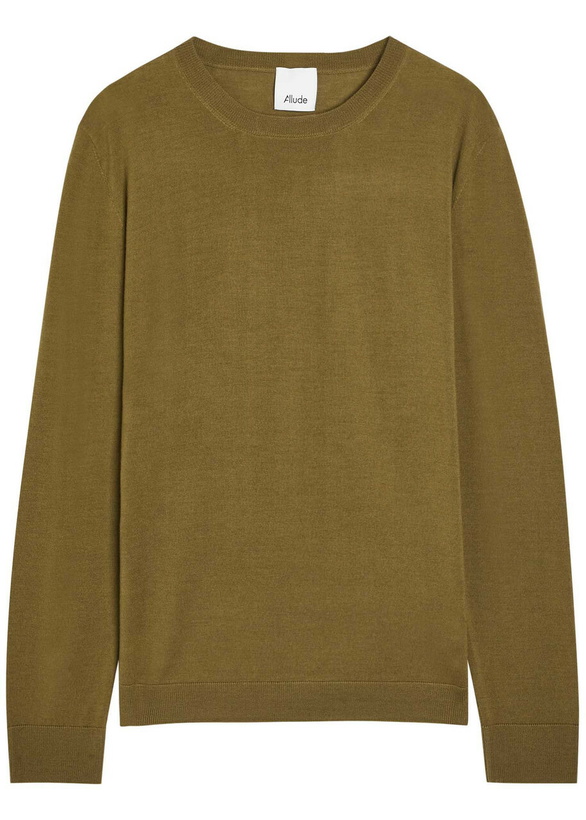 Photo: Allude Wool Jumper Green