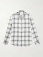 Sunspel - Checked Cotton-Flannel Shirt - Neutrals