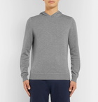 Hugo Boss - Wool, Cotton and Cashmere-Blend Hoodie - Men - Light gray