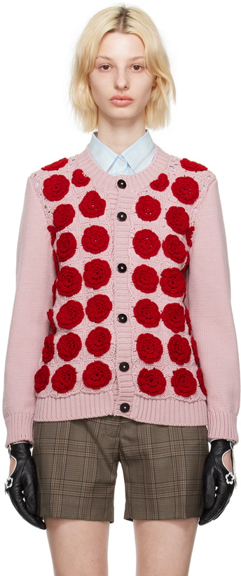 Photo: Ernest W. Baker Pink Rose Cardigan