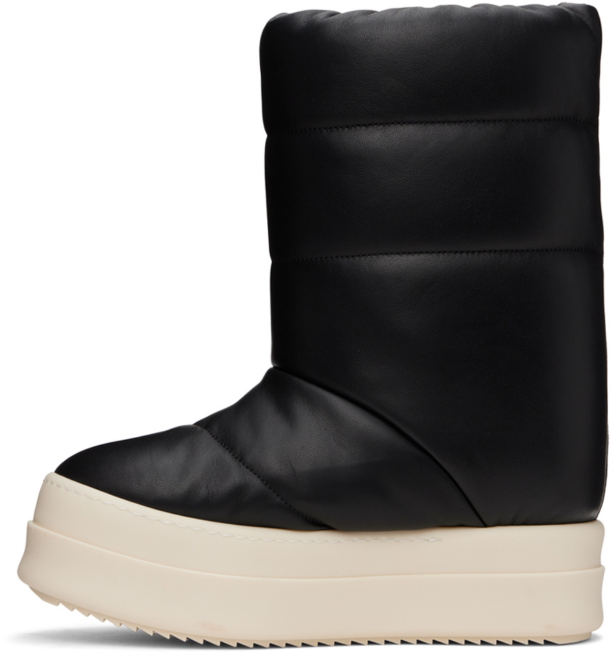 Rick Owens Men's Boot Mega Bumper Lunar Black