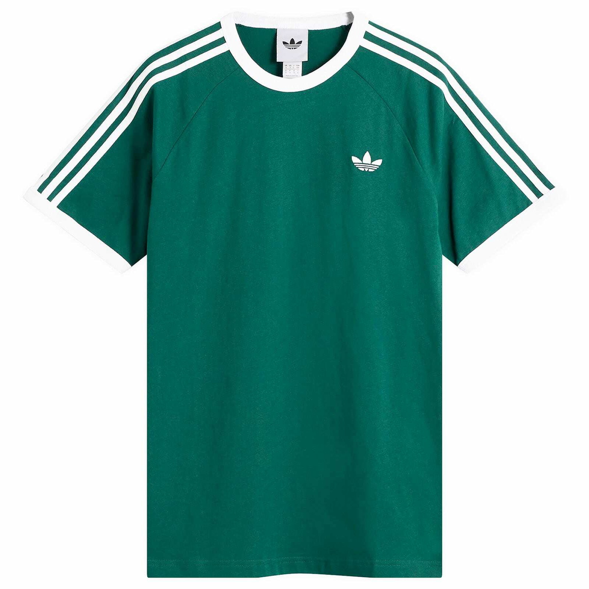 Adidas Men's 3S T-Shirt in Collegiate Green