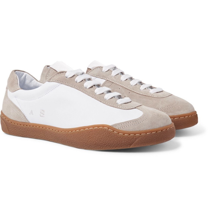 Photo: Acne Studios - Lars Suede and Leather Sneakers - Men - Neutral