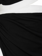 BALMAIN - Asymmetric Long Jersey Slit Dress