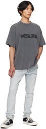 Ksubi Blue Van Winkle Frost Blue Arch Jeans