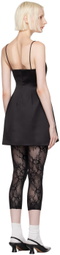 Marc Jacobs Black 'The Satin Bow' Minidress