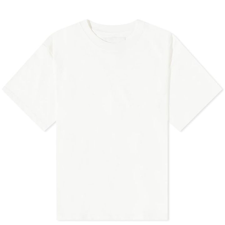 Photo: Studio Nicholson Men's Beta Logo T-Shirt in Optic White