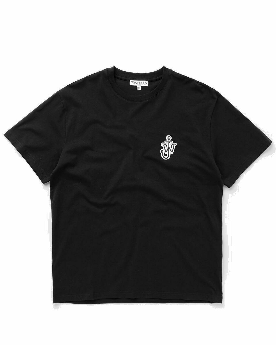 Photo: Jw Anderson Anchor Patch T Shirt Black - Mens - Shortsleeves
