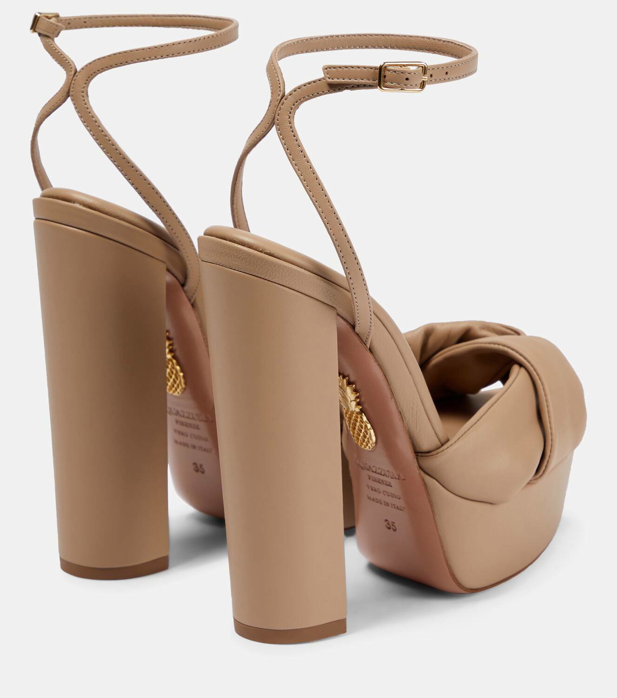 【Aquazzura】 Olie 85レザーミュール Aquazzura Olie 85 leather mules Aquazzura