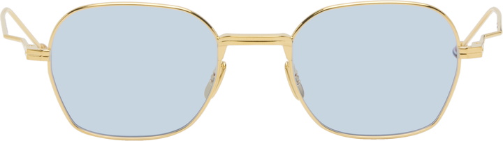 Photo: Thom Browne Gold Titanium Sunglasses