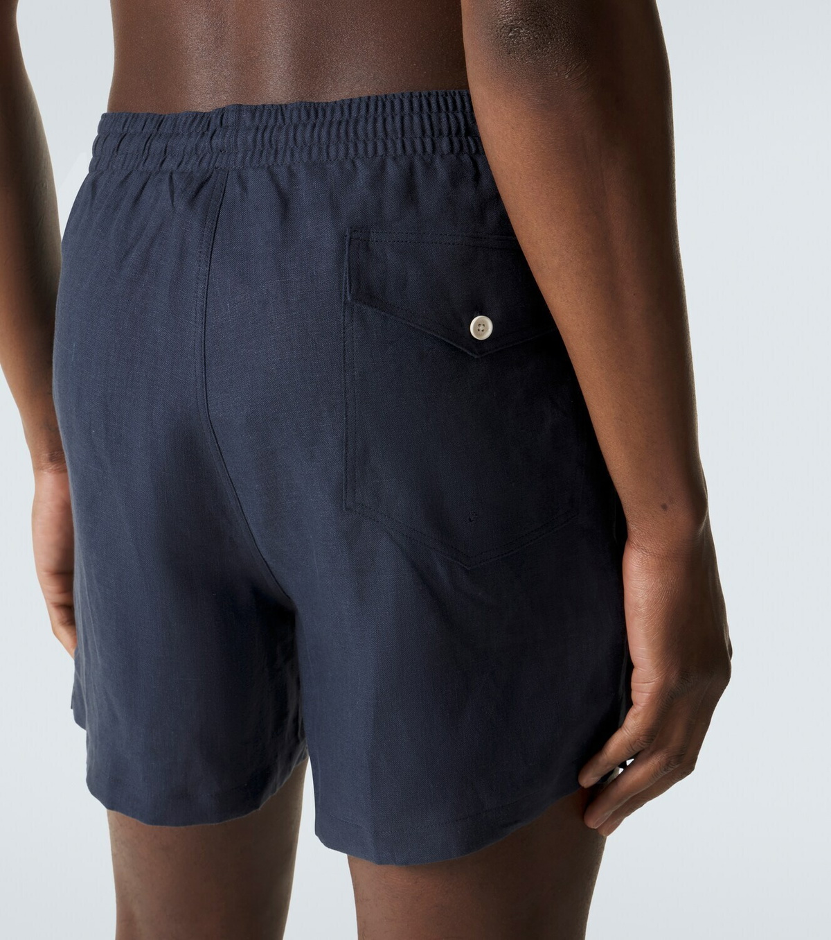 Ralph Lauren Purple Label Amalfi linen swim trunks