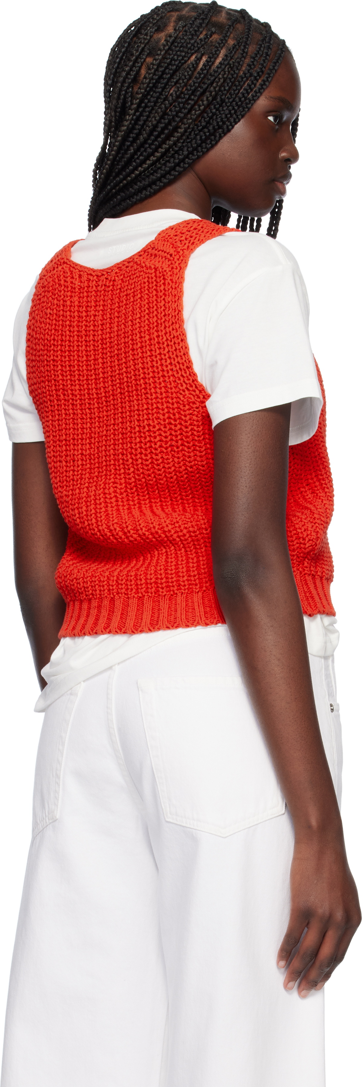 Nothing Written Red Greta Knit Tank Top