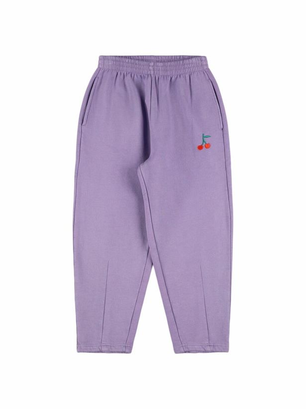 Photo: BOBO CHOSES Cherry Embroidered Cotton Sweatpants