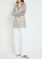 Herno Hooded Shell Gilet Grey