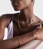 Suzanne Kalan 18kt gold chain necklace with diamonds