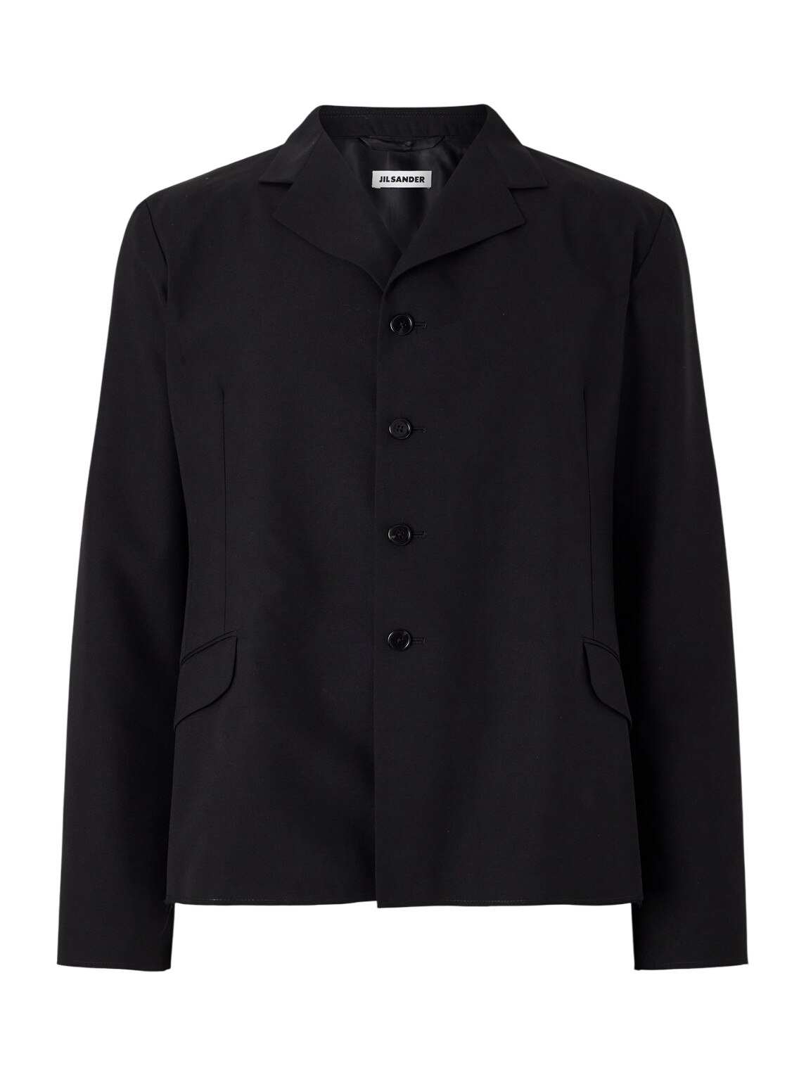 ジャケット・アウター JIL SANDER cashmere jacket Jil Sander // Black Cashmere & Silk Light Jacket – VSP Consignment