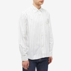 MHL by Margaret Howell Men's MHL. by Margaret Howell Overall Shirt in Off White/Grey