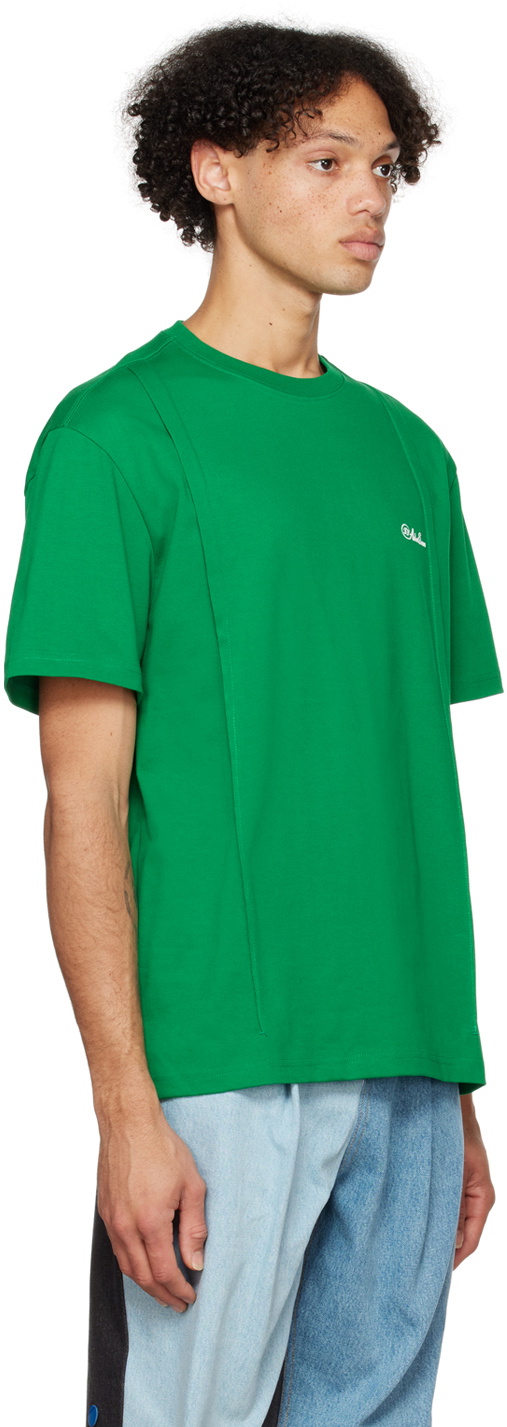 ADER error Green Fluic T-Shirt ADER error
