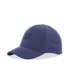 C.P. Company Undersixteen Soft Shell Baseball Cap in Blueprint