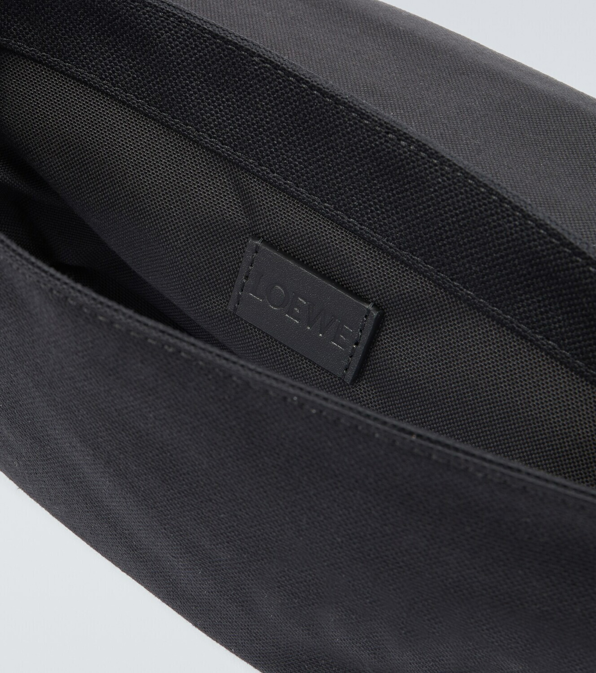 Loewe Flex Mini canvas and suede messenger bag