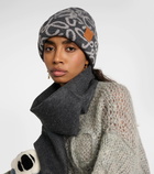 Loewe Anagram reversible wool-blend beanie