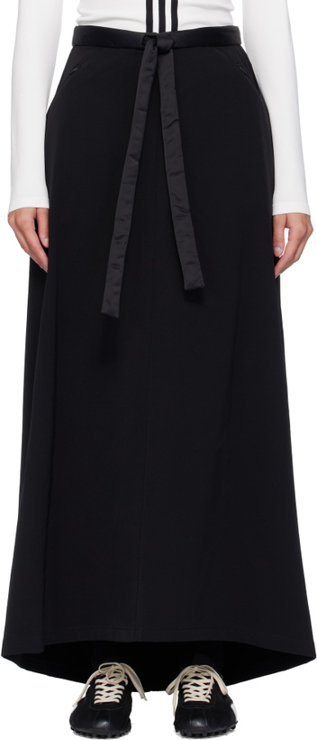 Photo: Y-3 Black Padded Midi Skirt