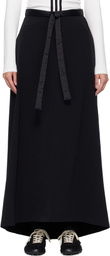 Y-3 Black Padded Midi Skirt