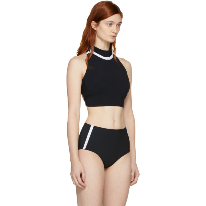 Ward Whillas Reversible Black Parker Bikini Top