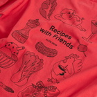 Damson Madder Women's Presented By End. Recipe with Friends Graphic T-Shirt in Red