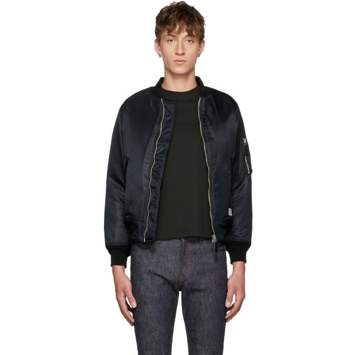 Wacko Maria Black Type-4 MA-1 Flight Jacket Wacko Maria